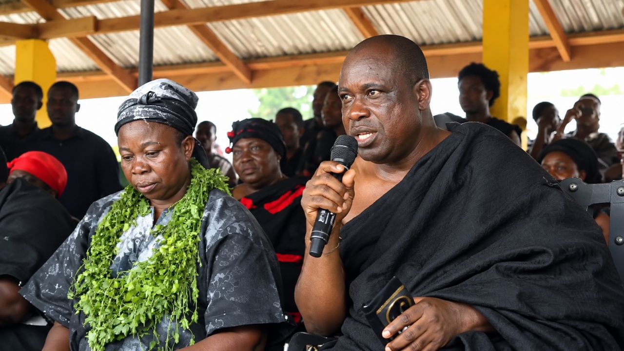 AKYEM OTWINSO CHIEF URGES YOUTH TO SHUN DRUG ABUSE PRIORITIZE EDUCATION