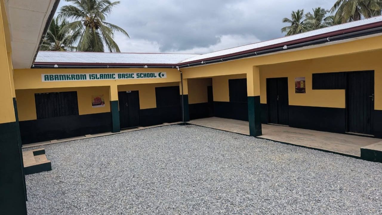 ME BOAFO FOUNDATION DONATES SIX-UNIT CLASSROOM BLOCK TO ABAMKROM ISLAMIC BASIC SCHOOL