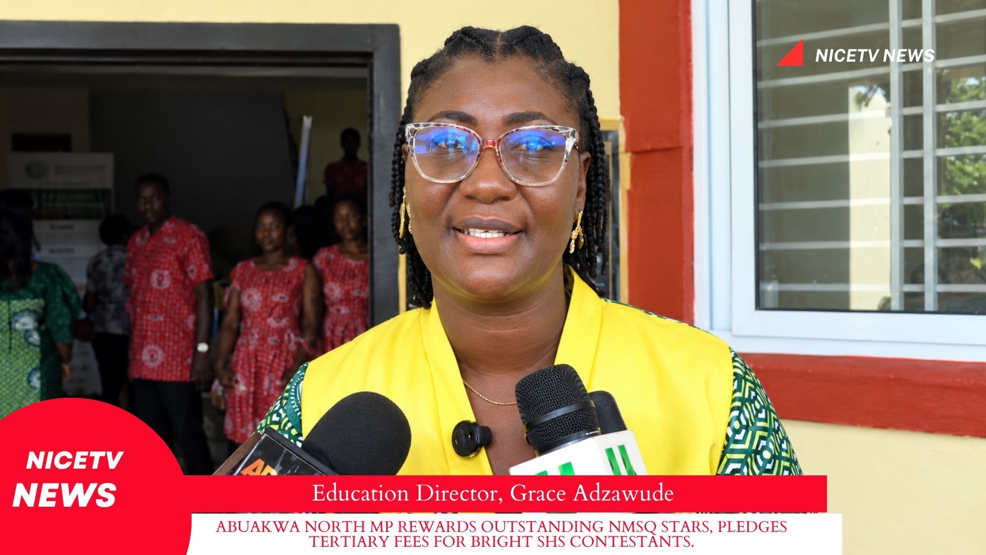 ABUAKWA NORTH MP REWARDS OUTSTANDING NMSQ STARS, PLEDGES TERTIARY FEES FOR BRIGHT SHS CONTESTANTS.